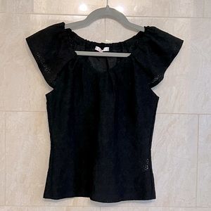 V neck ruffle blouse by Japanese Brand Coup Coup